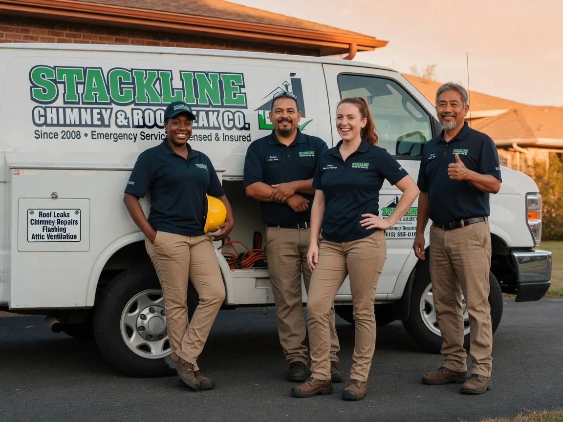 Chimney flashing repair company in Brunsville, IA